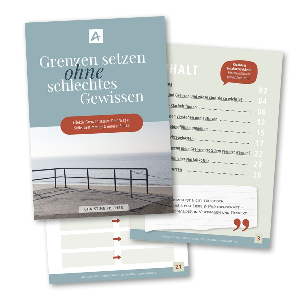 Workbook-Guide Grenzen setzen ohne schlechtes Gewissen - AchtsamArt